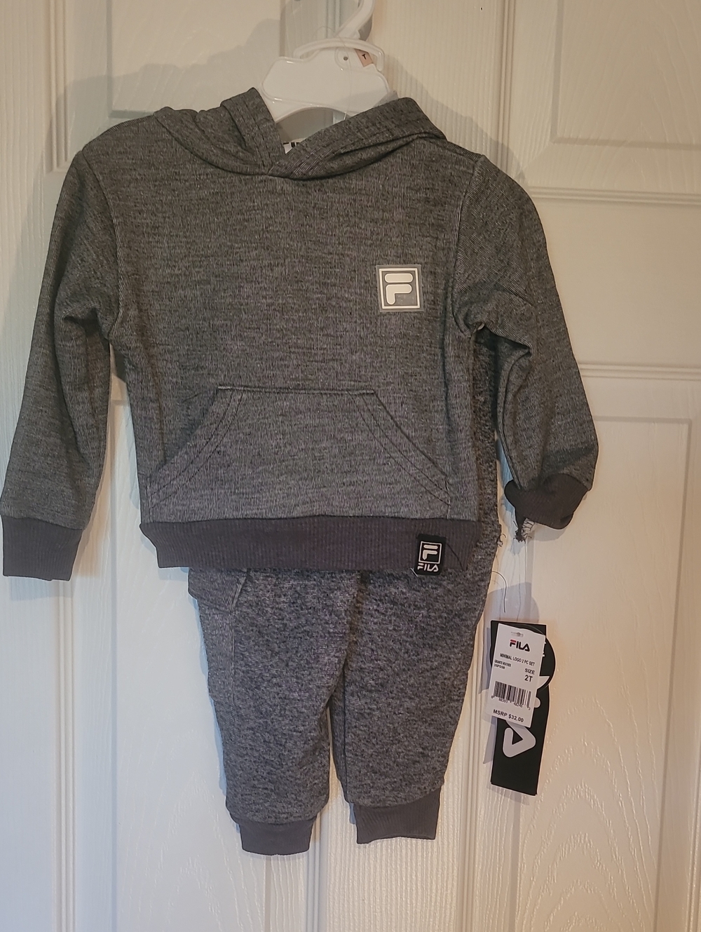 Fila Grey Toddler Hoodie & Joggers Set